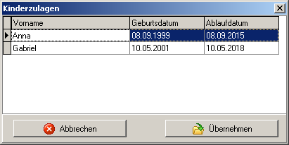 4011 Lohn Einstellungen Kinderzulage II