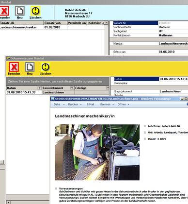 1050 Mandat Dokumente