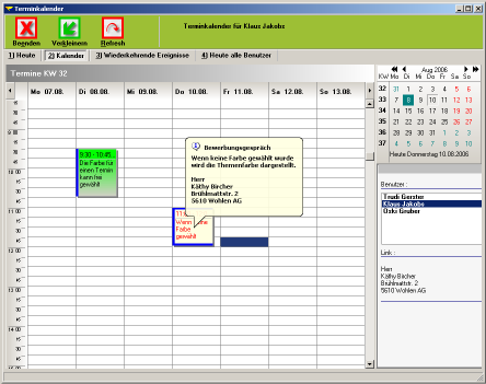 7002 TerminkalenderWoche