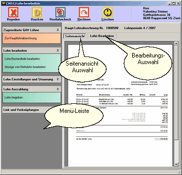 4011 Lohn bearbeiten
